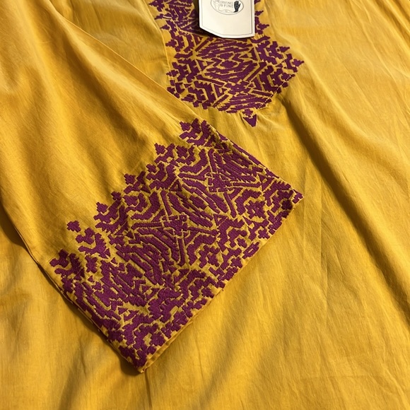 🆕 IRVING & FINE Tunic Top Blouse Or Coverup - Picture 4 of 11